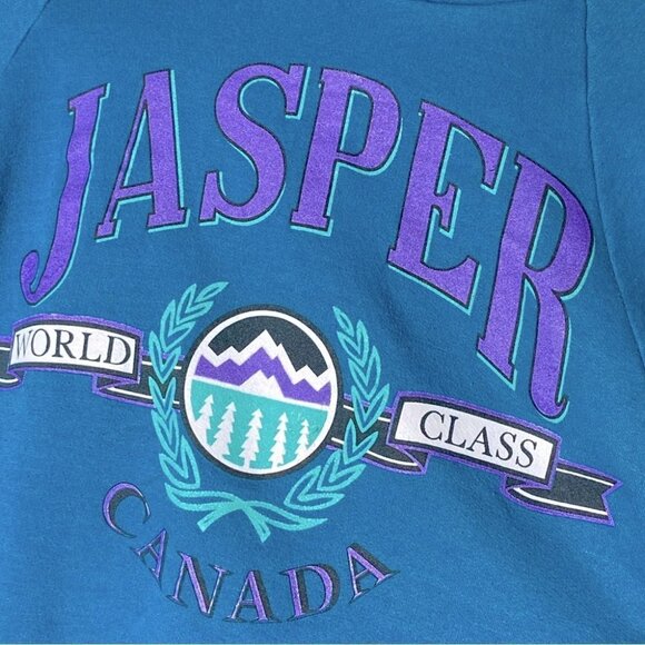 Vintage Turquoise Jasper World Class Hoodie  L - Picture 12 of 14